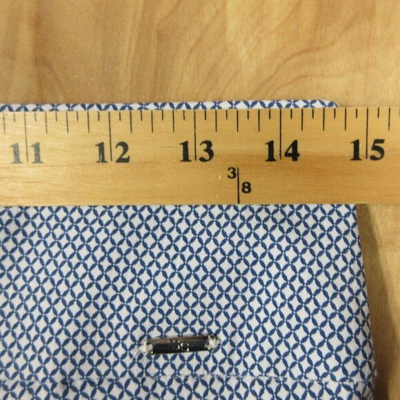S.C. & CO. 360 Degree Tummy Control Capri Pants Sz 6 Skimmer Blue Geo Print NWT - Picture 12 of 12